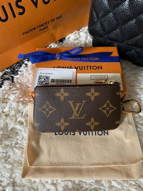 louis vuitton mini key pouch|authentic louis vuitton keychain.